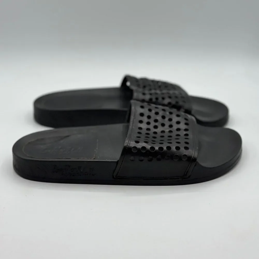 Loeffler Randall Women’s Cat Pool Sandals Black Size 9